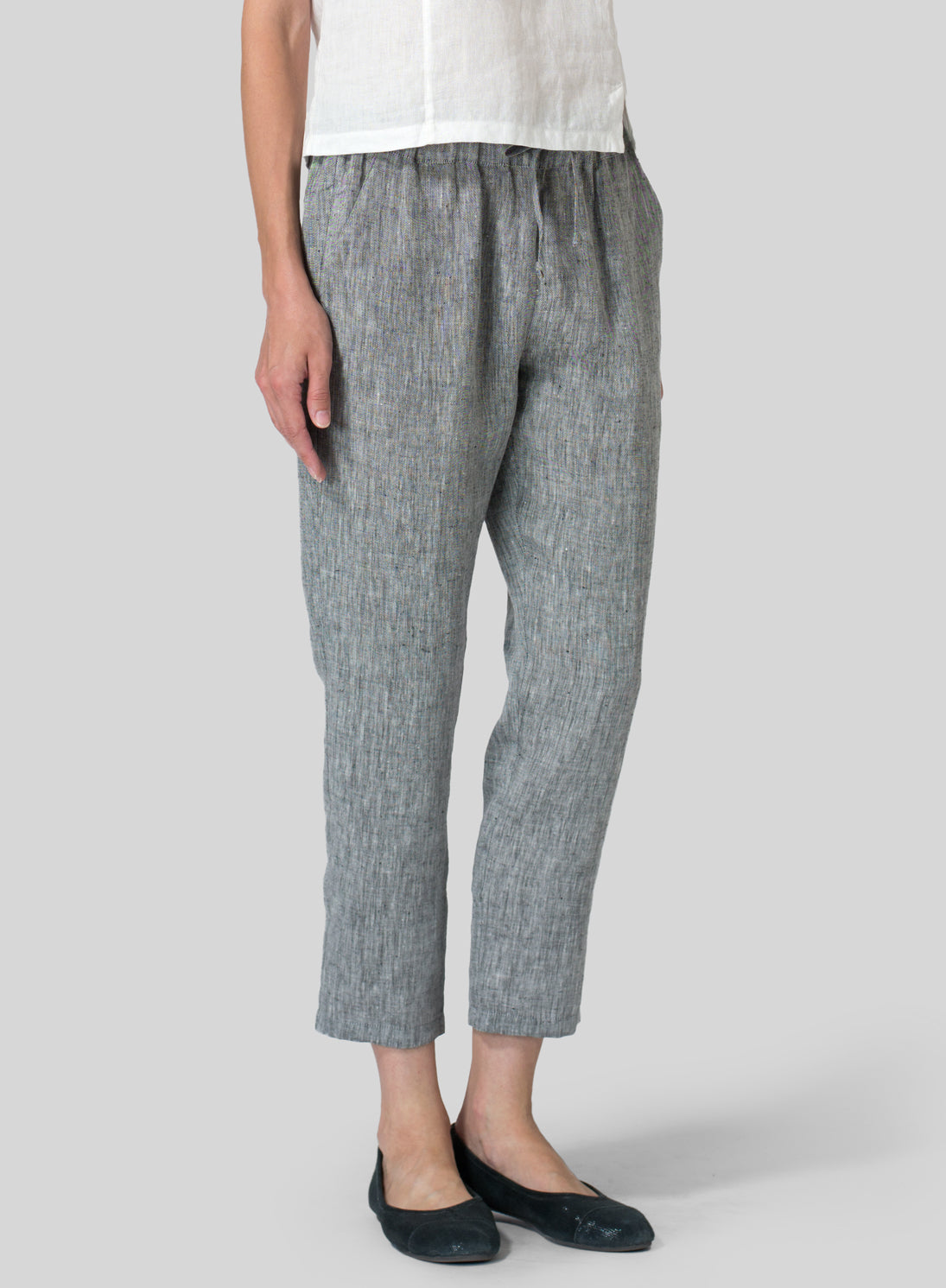Natural Comfort Cotton Linen Slim Pants
