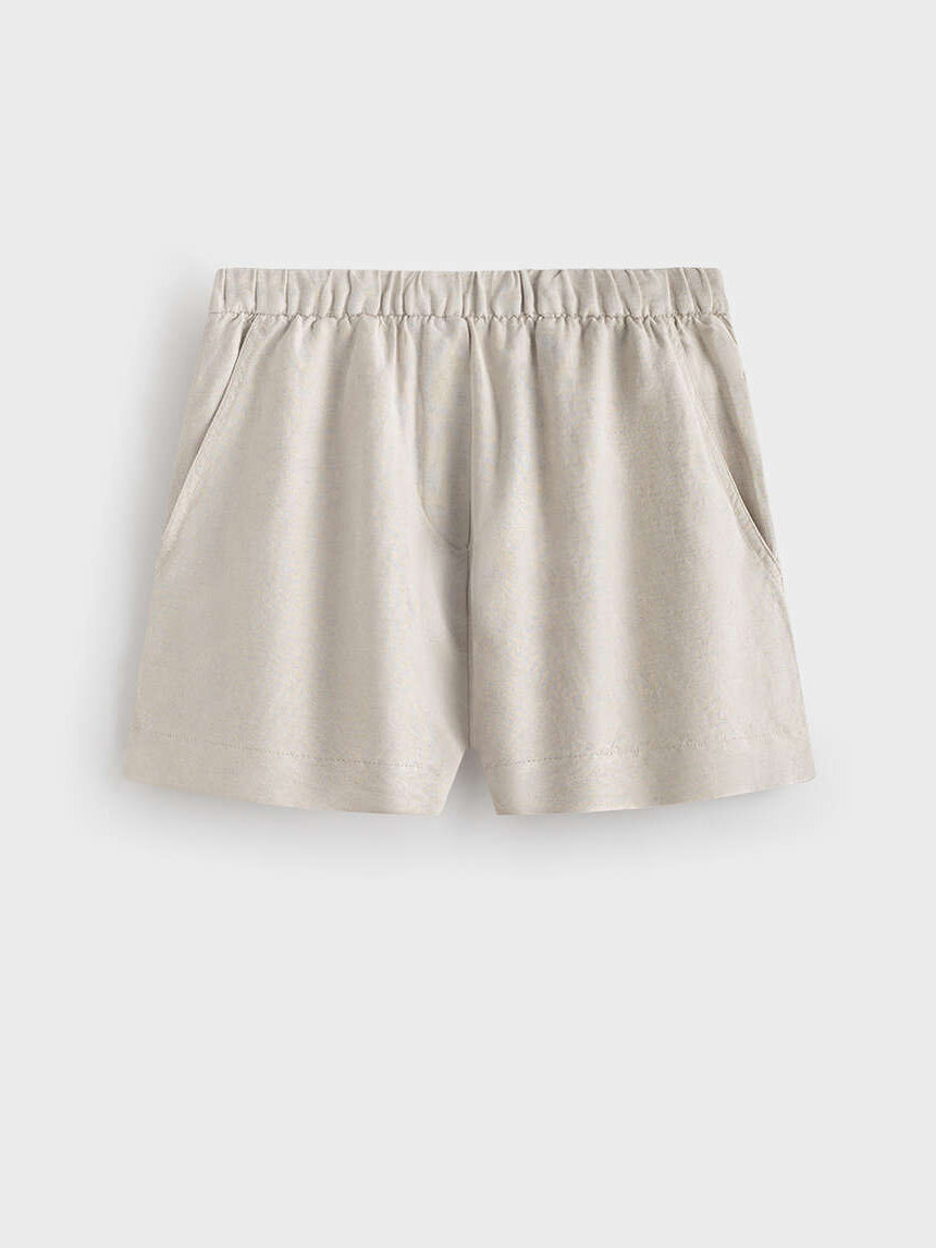 Cotton -Linen Classic Shorts - boddysize
