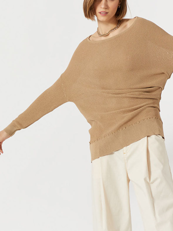 One Shoulder Classic Bottoming Sweater