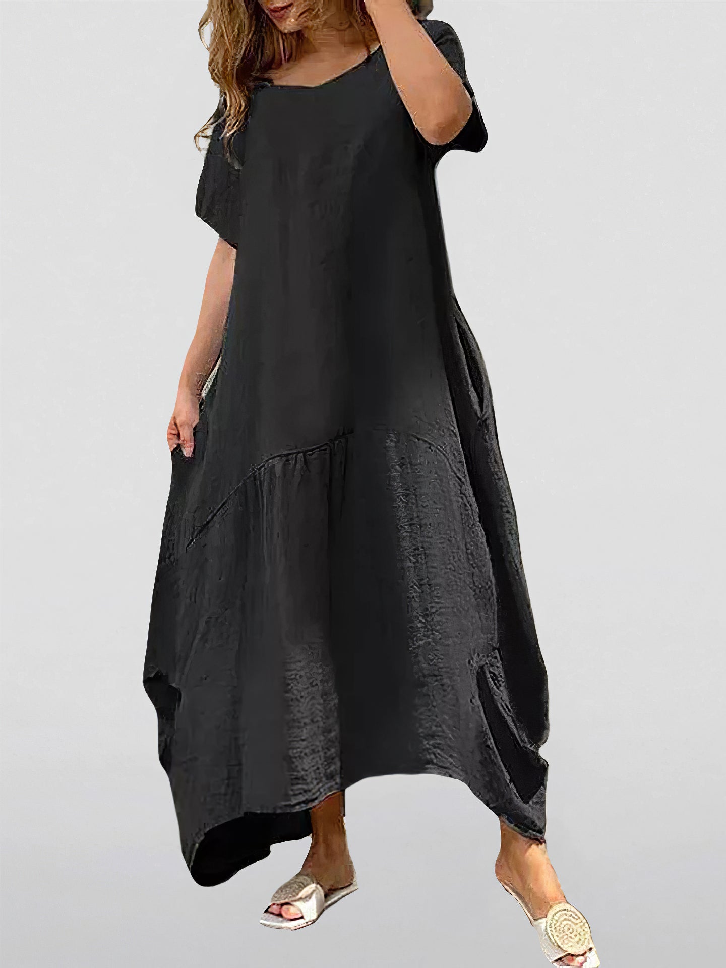 Women's Casual Loose Plus Size Maxi Dress