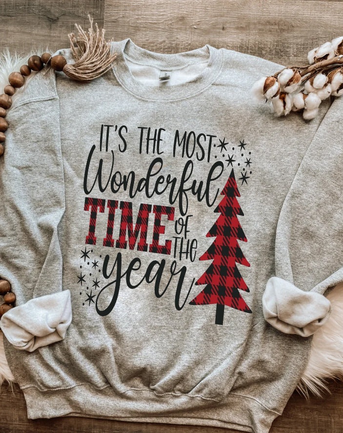 It's The Most Wonderful Time Of The Year Christmas Holiday Sweatshirt