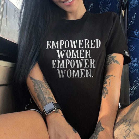 Empowered Women Empower Women T-shirt - Saskull