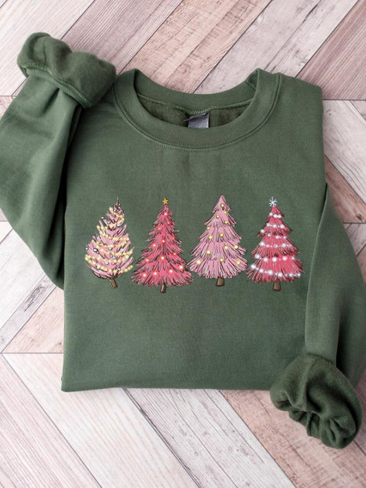Christmas Tree Sweatshirt for Women