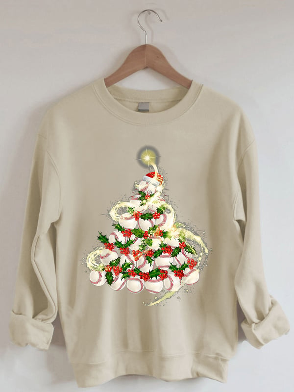 Women's Merry Christmas Printed Lounge Sweatshirt