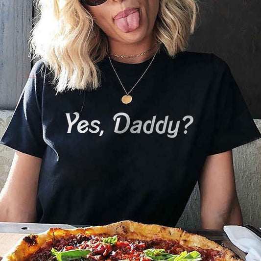 Yes, Daddy? T-shirt - Saskull