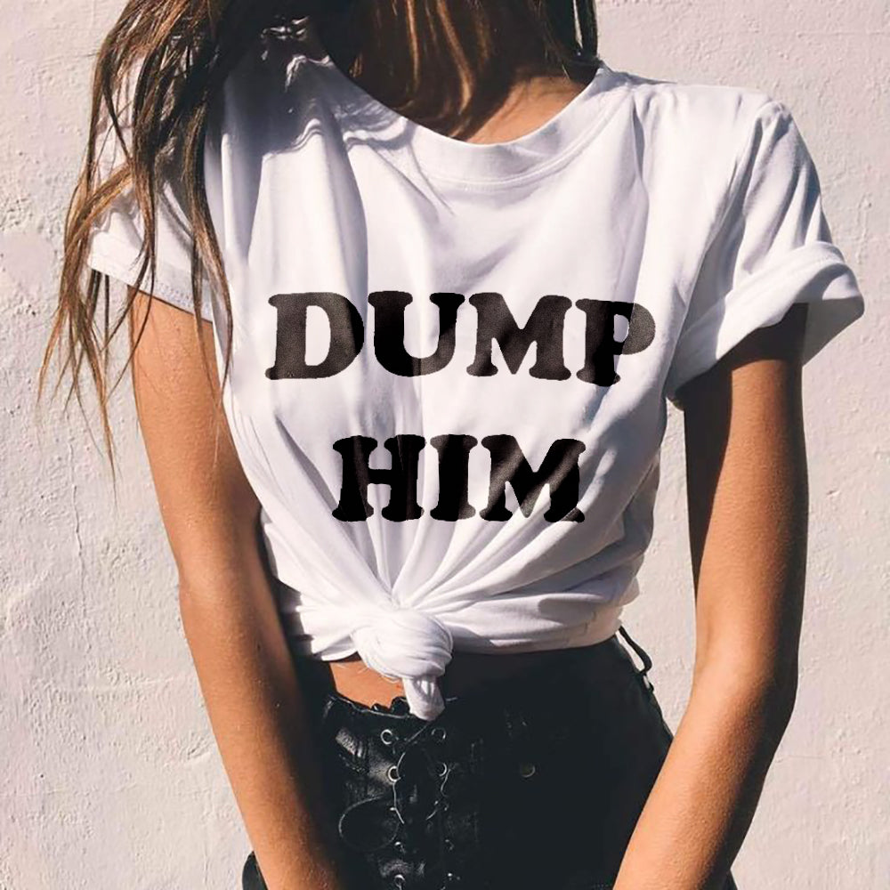 Dump Him T-shirt - Saskull