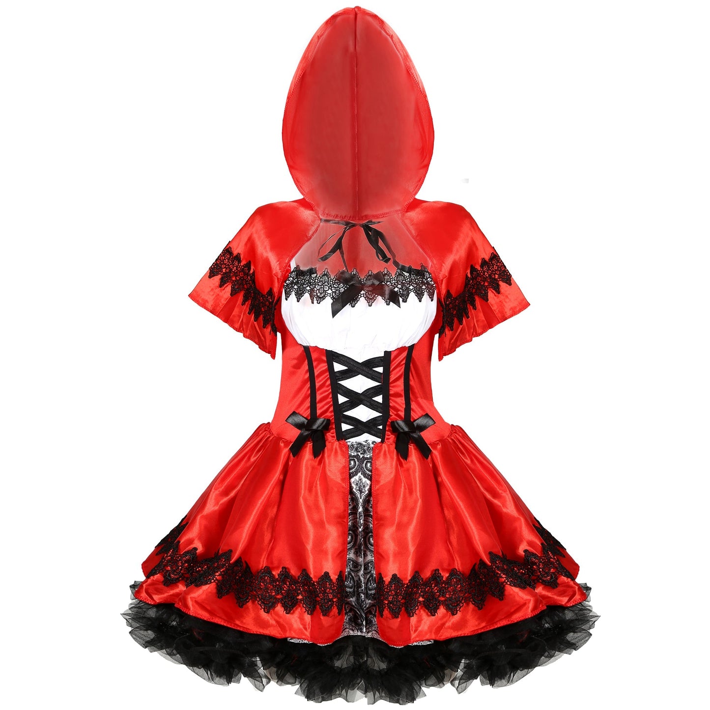 Ladies Halloween Cosplay Little Red Riding Hood Costume