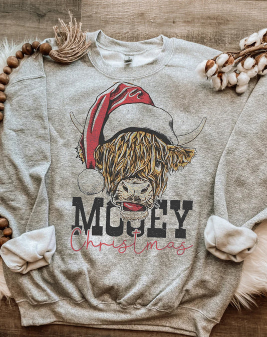 Mooey Christmas  design Holiday  Sweatshirt