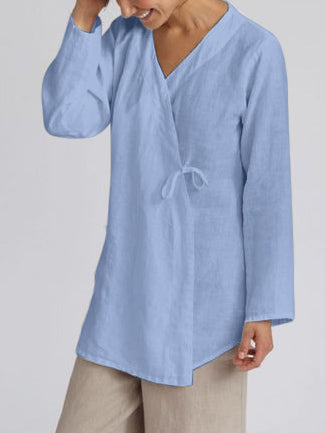 Cotton And Linen Cord Tie Cardigan - boddysize
